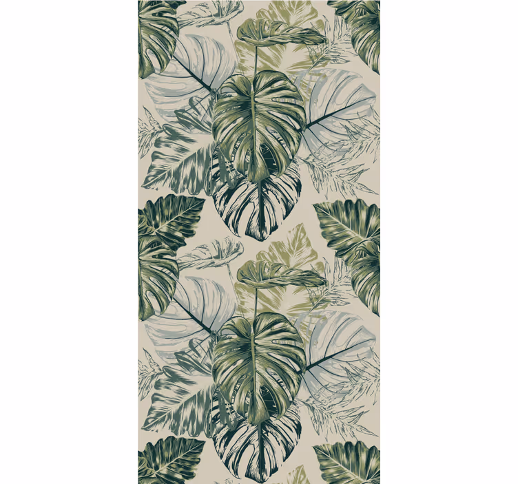 Lush greenery decor tapeta narave - TenStickers
