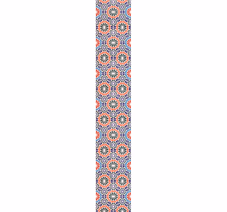 Geometric floral motifs cvetlični ornamentalni zidni papir - TenStickers