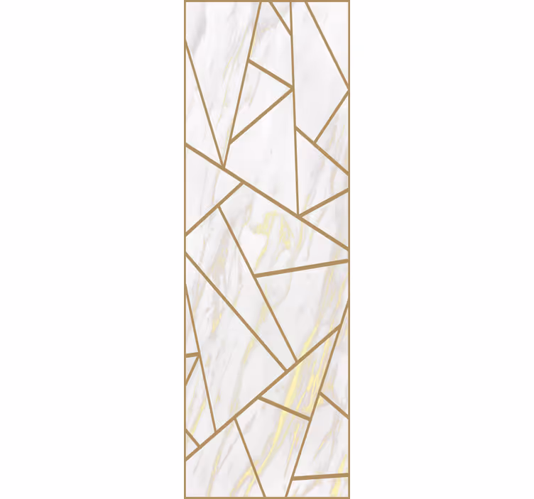 Geometric glass effect tapeta s 3d učinkom - TenStickers