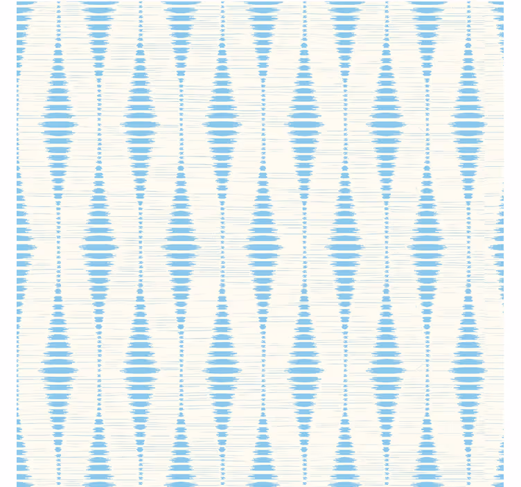 Svetlo modra rabaul ikat geometrijski ozadje - TenStickers