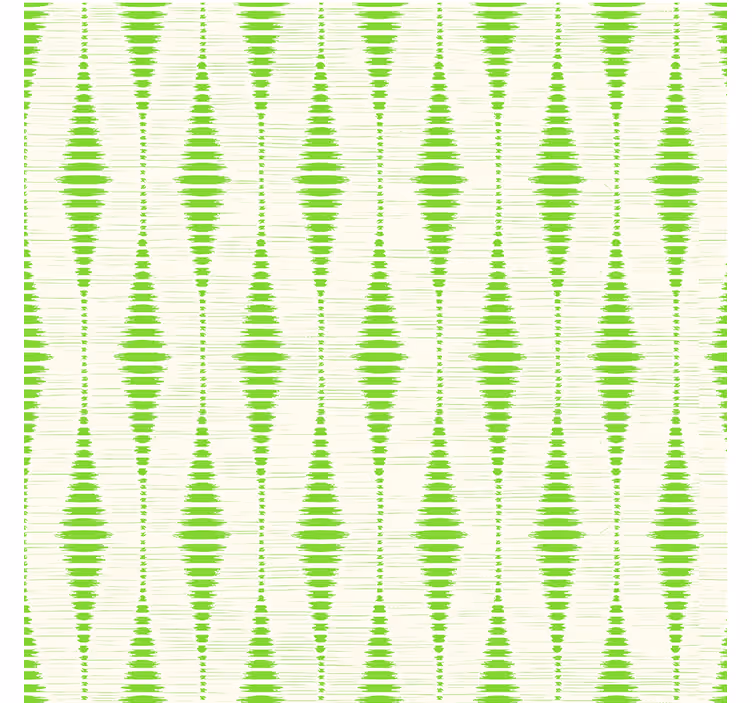 Zeleni rabaul ikat geometrijski ozadje - TenStickers