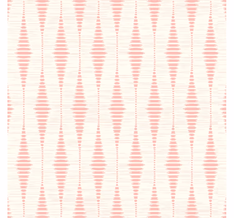 Pastelno roza rabaul ikat geometrijski ozadje - TenStickers