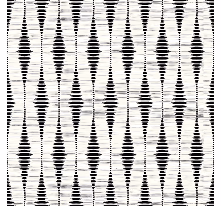 Black rabaul ikat geometrijsko ozadje - TenStickers