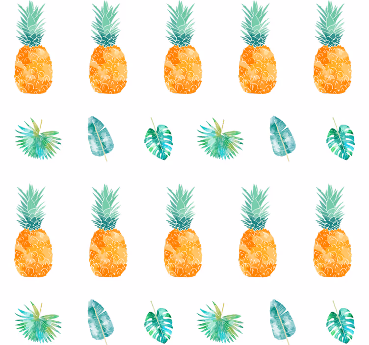 Tapeta narave koncept ananasa - TenStickers