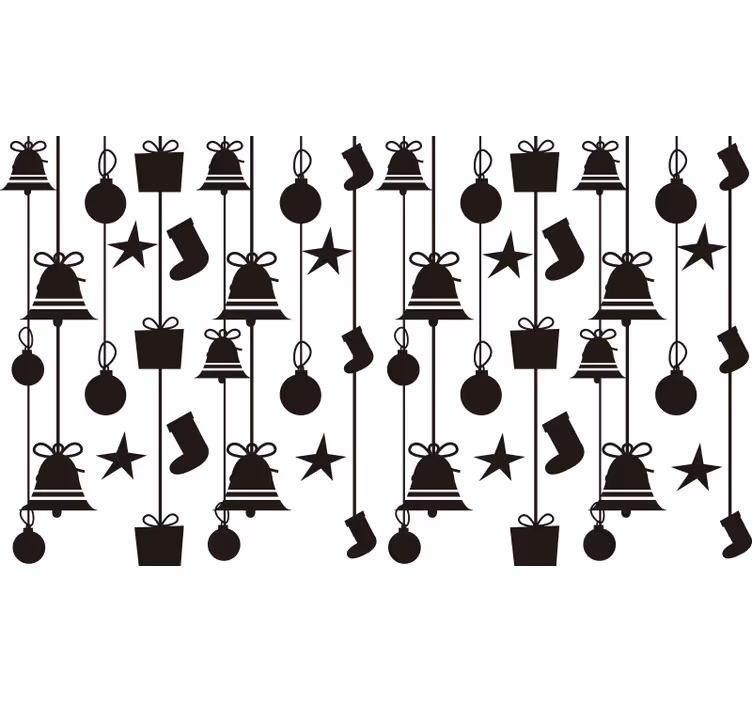 Black socks božično ozadje za tapete - TenStickers