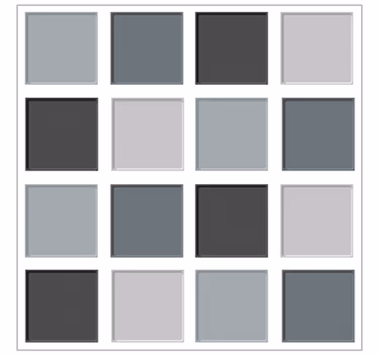 Tiles in grey shades tapeta za dnevno sobo - TenStickers