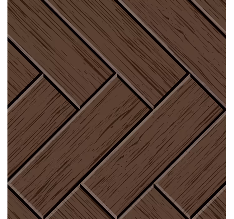 Zig zag wood plank floor sticker tapete z ornamenti - TenStickers