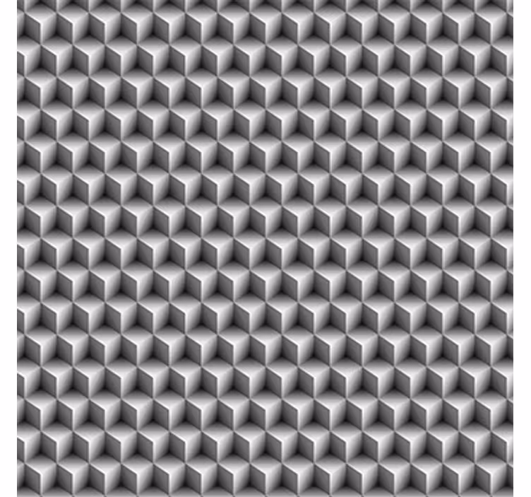 Grey cubes pattern tapeta s 3d učinkom - TenStickers