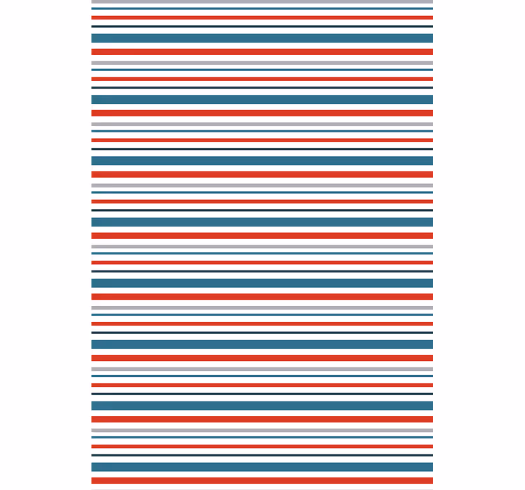 Marine retro striped design tapete z ornamenti - TenStickers