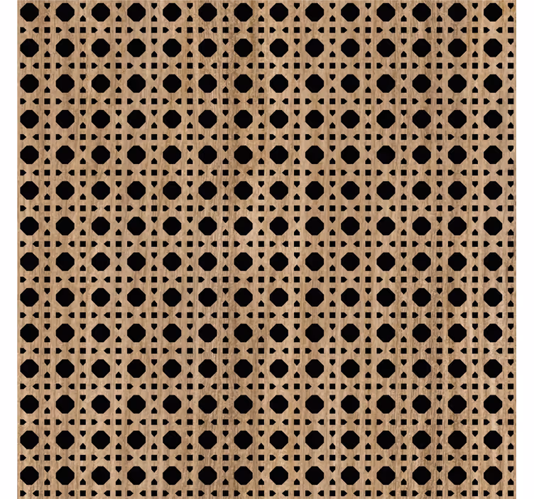 Brown cannage tapete za spalnice - TenStickers