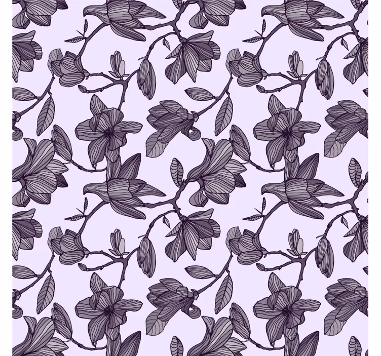 Tapete za spalnice ljubek dizajn magnolije - TenStickers