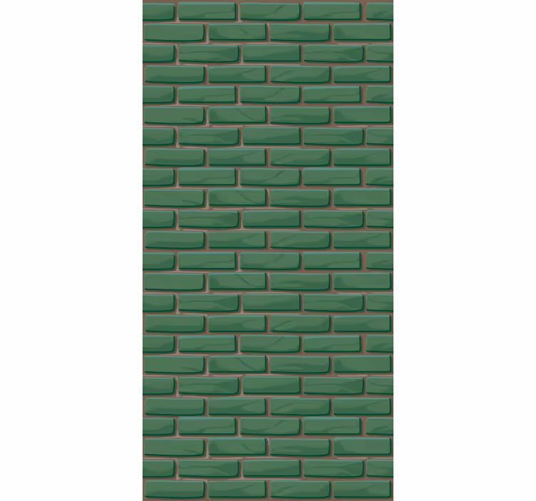 Bricks texture tapete z ornamentnimi motivi - TenStickers