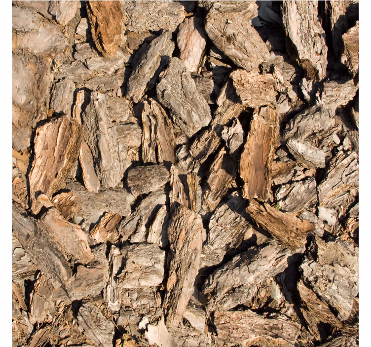 Brown rustic tree bark tapete z ornamentnimi motivi - TenStickers
