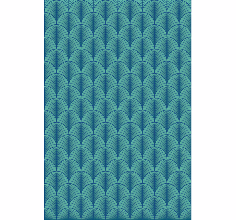 Light green and blue tapeta za dnevno sobo - TenStickers