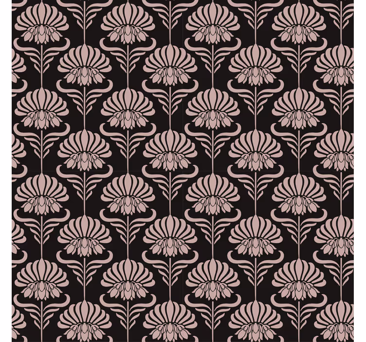 Art nouveau motifs baročna tapeta - TenStickers
