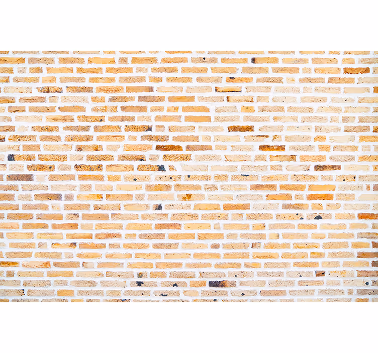 Svetel horizontalni vzorec z opečnatim ozadjem - TenStickers