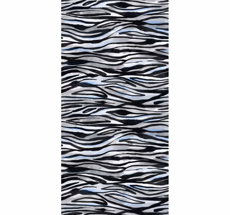 Zebra pattern decor tapete z ornamentnimi motivi - TenStickers