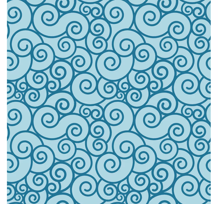 Swirly pattern accent tapete z ornamentnimi motivi - TenStickers