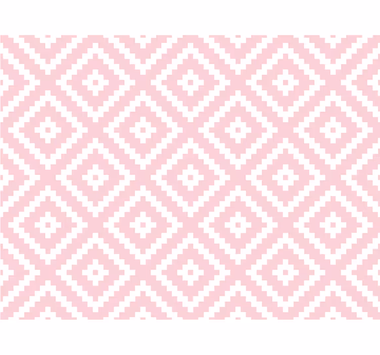 Pink squares geometric pattern tapeta z vzorci in teksturami - TenStickers