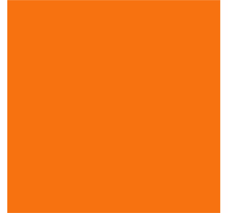 Matte orange tapeta za dnevno sobo - TenStickers