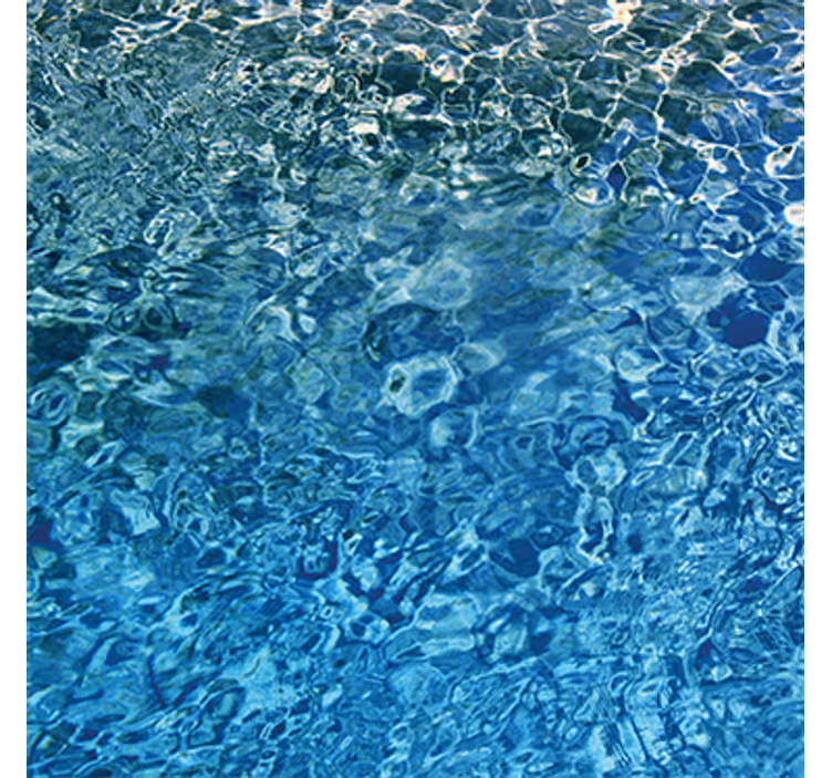 Blue realistic water tapete z unikatnim motivom - TenStickers