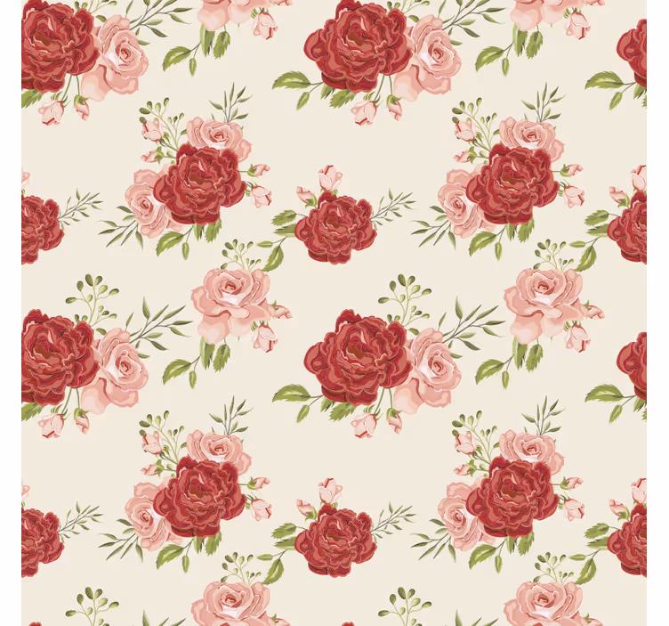 Graceful roses tapeta z motivom vrtnice - TenStickers