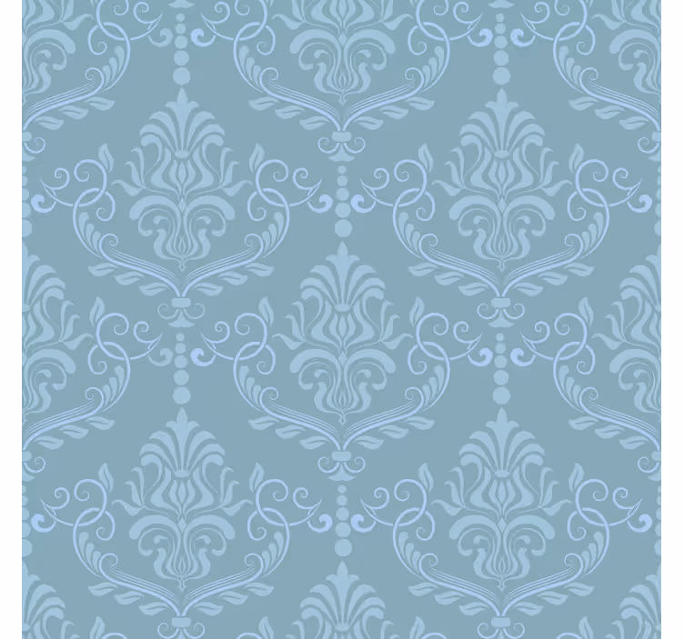 Blue elegant baroque tapete za spalnice - TenStickers
