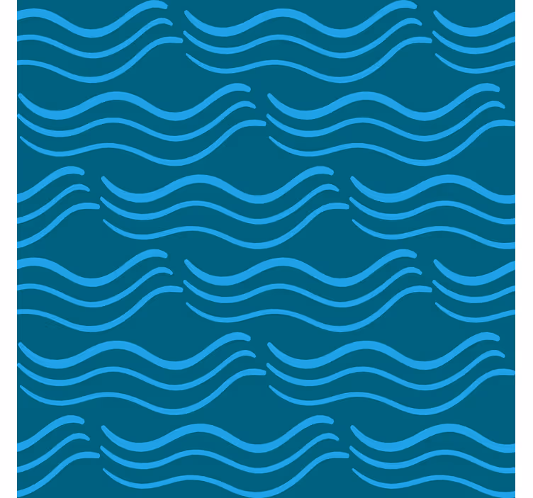 Tapete za spalnice valoviti akvamarin vzorci - TenStickers