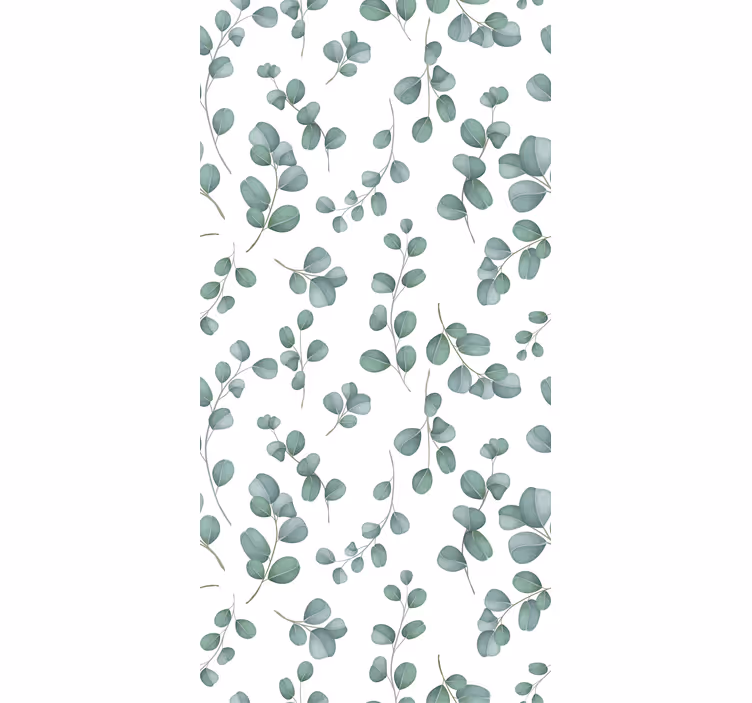 Elegant seamless pattern tapeta z listi - TenStickers