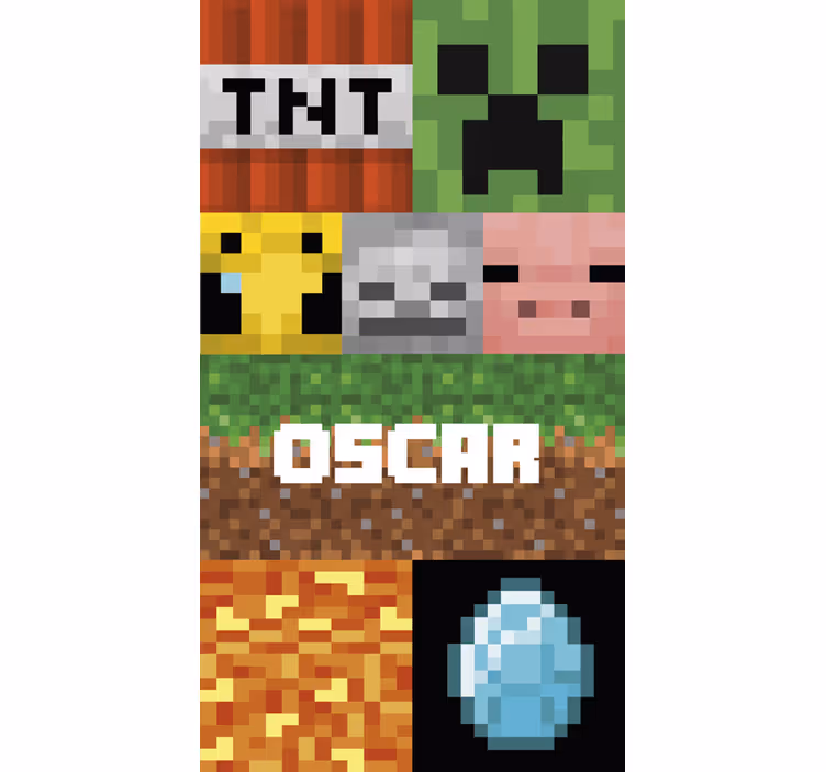 Tapeta z vzorci in teksturami geometrijski vzorci za igre - TenStickers