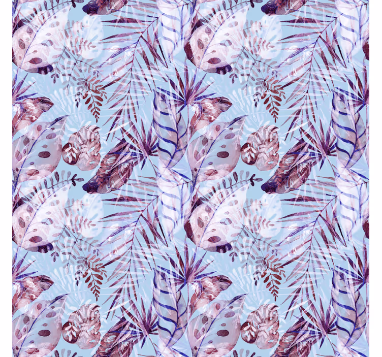 Floral foliage illustrations tapete za spalnice - TenStickers