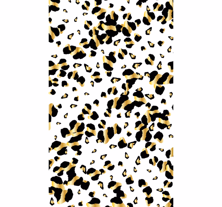 Tapeta z živalmi v leopardjem vzorcu - TenStickers