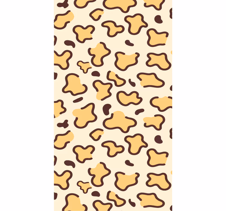Tapeta z živalmi velike oblike leoparda - TenStickers