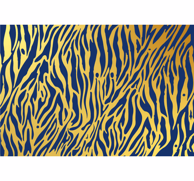 Tapeta z živalmi zebra črtasti koncept - TenStickers