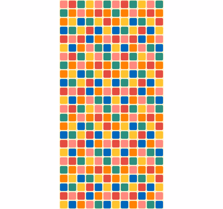 Pisarniški tapeti večbarvni kvadrati - TenStickers