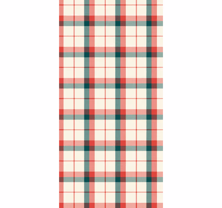 Pisarniški tapeti božični tartan - TenStickers