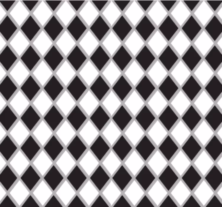 Black and white diamonds pisarniški tapeti - TenStickers