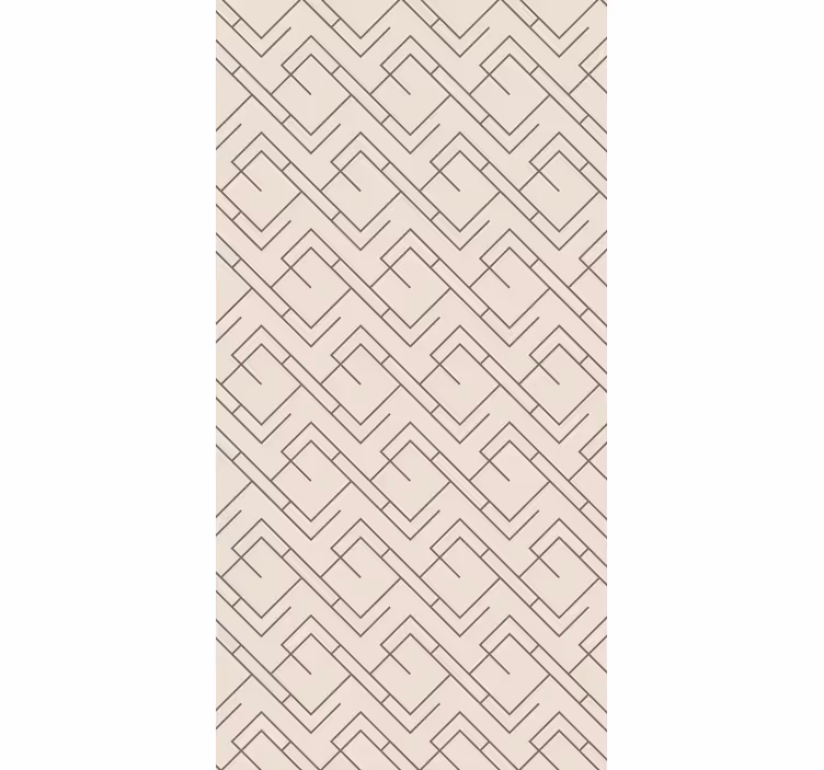 Hodnikovski tapeti geometrijski labirintni vzorec - TenStickers