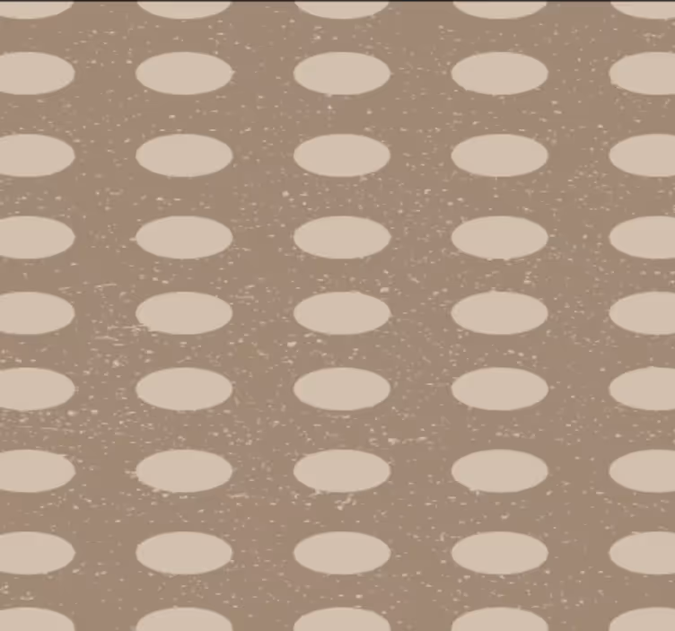 Hodnikovski tapeti geometrijski rjav krogci - TenStickers