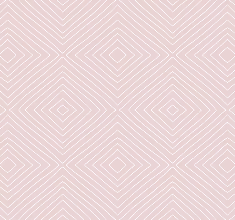 Hodnikovski tapeti minimalistični roza kvadratni vzorec - TenStickers