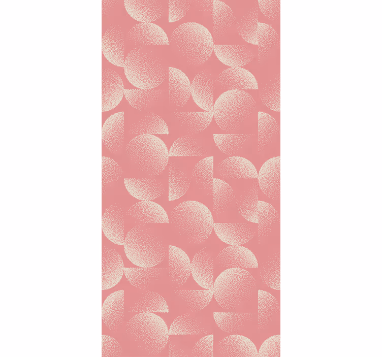 Pastel semicercles tapete za jedilnico - TenStickers