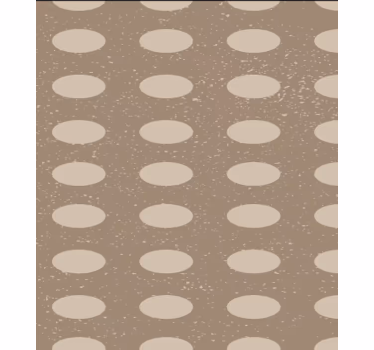 Geometric brown circle pattern tapete za jedilnico - TenStickers