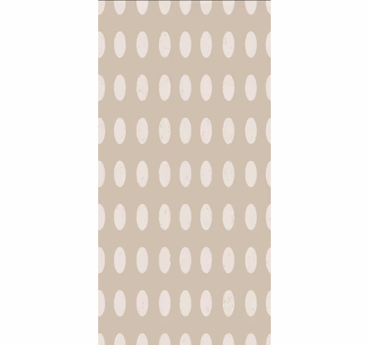Geometric white circle pattern tapete za jedilnico - TenStickers