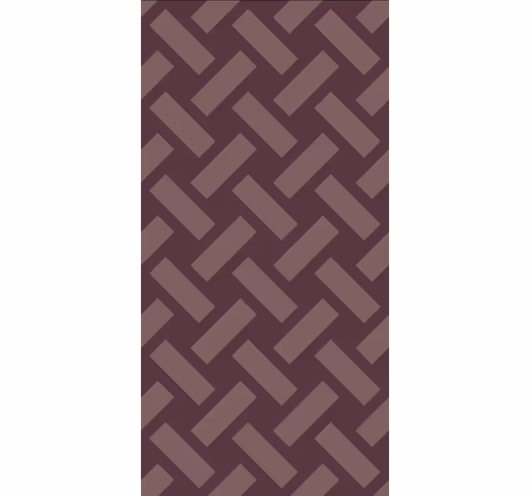 Geometric purple squared pattern tapete za jedilnico - TenStickers
