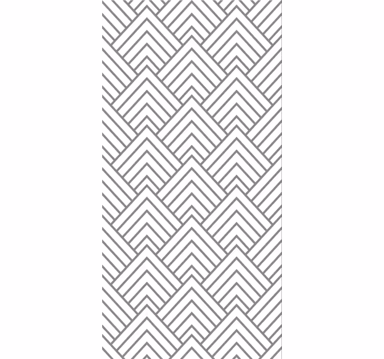 Geometric labyrinth tapete za jedilnico - TenStickers