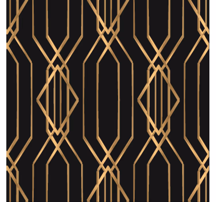 Art deco elegance tapete za jedilnico - TenStickers