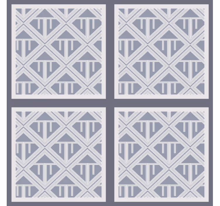 Geometric pattern array tapete za jedilnico - TenStickers