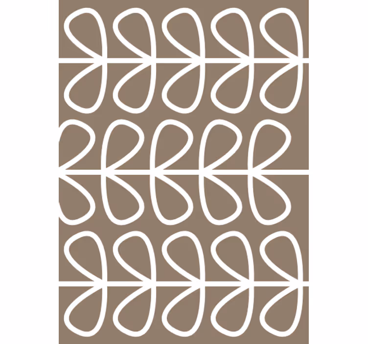 Geometric loop pattern geometrijski zidni papir - TenStickers