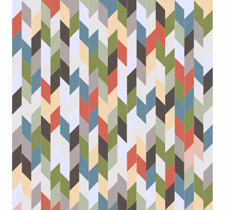 Herringbone spectrum geometrijski zidni papir - TenStickers