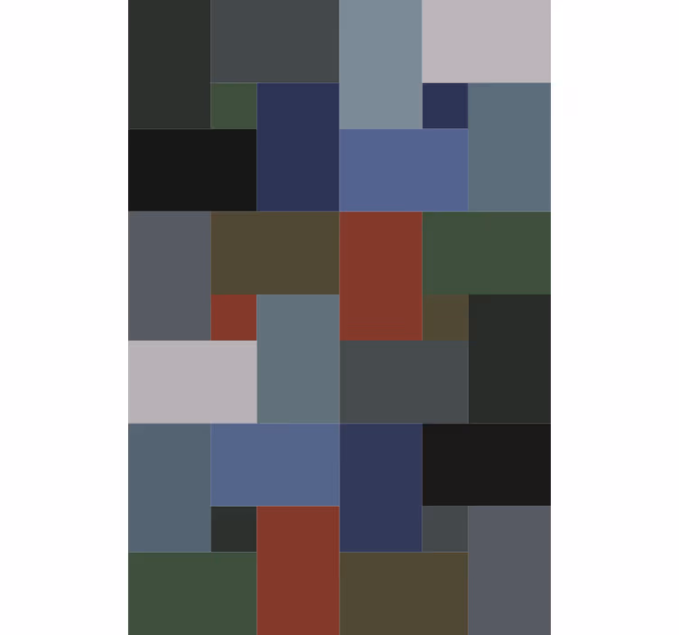 Geometric blocks geometrijski zidni papir - TenStickers